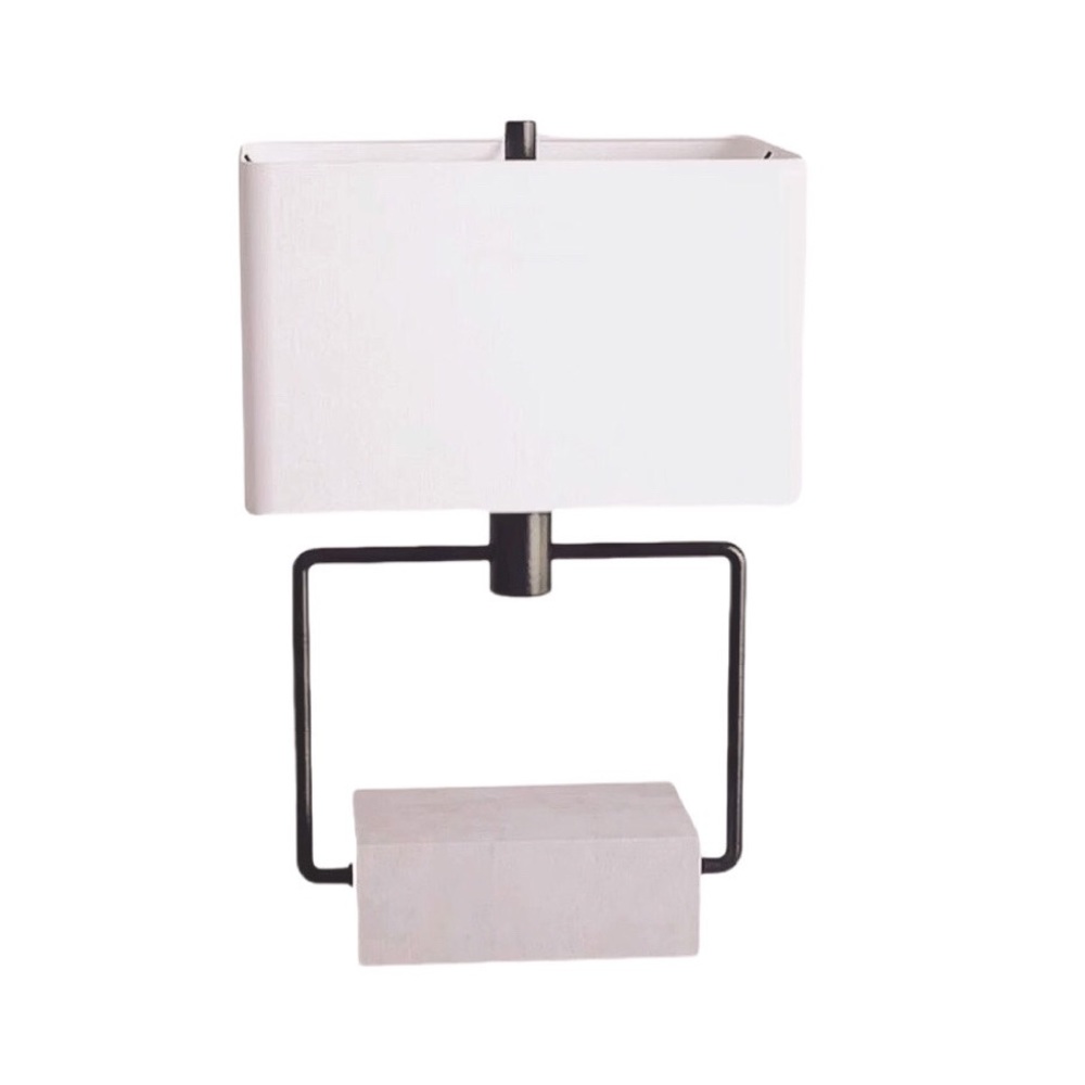 Modern Farmhouse Table Lamp - 22.75”